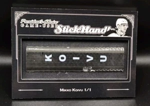 2018 President Choice Mikko Koivu Game Used Stick Handle Nameplate 1/1 - Picture 1 of 2