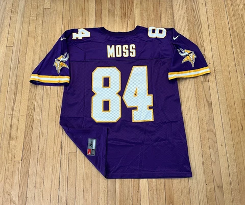 Minnesota Vikings Vintage 90’s Randy Moss Nike Jersey Mens XL EUC Purple USA Cover