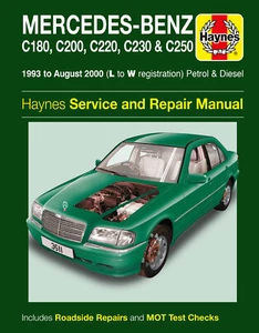 Mercedes-Benz C-Class Petrol/Diesel (93 - Aug 00) Haynes Manual (Paperback) - Picture 1 of 10