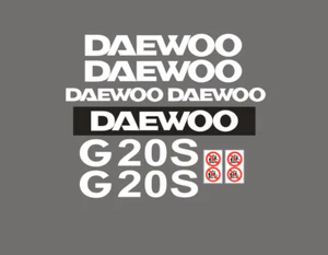Sticker, aufkleber, decal - DAEWOO G 20S - Imagen 1 de 2