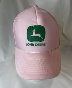 Cappello regolabile berretto baseball rosa John Deere adulto unisex John Deere - Foto 1 di 3