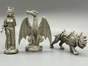 Firiona Vie, Nagafen & Highland Strider, Everquest Miniatures with bonus item - Picture 1 of 8