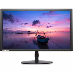 Lenovo 24" Full HD IPS HDMI DP VGA USB HUB PC Bildschirm Monitor (Generalüberholt) - Bild 1 von 5