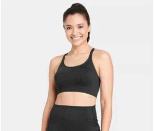 Sujetador All in Motion para mujer soporte medio sin costuras espalda deportiva talla Mediano - Nuevo con etiquetas - Imagen 1 de 5