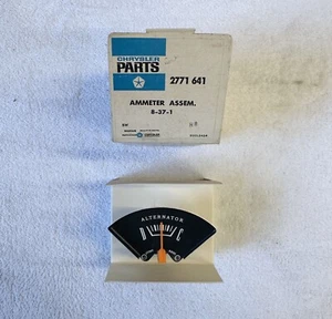 NOS MoPar 1967-71 A Body Rallye Dash Ammeter Gauge Dart GTS Barracuda Formula S - Picture 1 of 5
