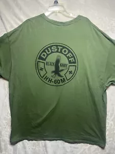 Sikorsky Black Hawk Eagle Helicopter Dustoff HH-60M Green T-Shirt XXL - Picture 1 of 12