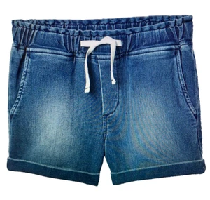 Gap Kids Girls M 8 Pull On Shorts Super Denim Fantastiflex Soft Cotton Blend - Picture 1 of 8