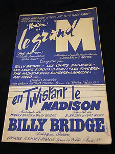 "Partition Le grand M Chats sauvages En twistant le Madison Bridge Music Sheet"