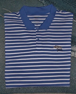 NUEVO NIKE DRI-FIT Poliéster Polo TORREY PINES GOLF CLUB Azul Blanco Talla 2XL Foto 1 de 4