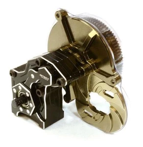 Billet Machined Main Gearbox w/ Metal Gears for Axial SCX-10 Honcho, Jeep, Dingo - Picture 1 of 1
