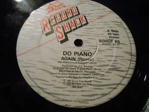 Do Piano - "Again (Remix) / Again (Original)" - RECORD SHACK 12" Single - Picture 1 of 2