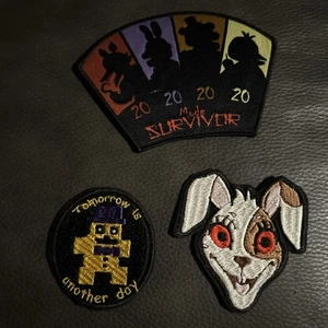 Five Nights At Freddy’s Iron On Patches Lot Of 3 - Picture 1 of 5