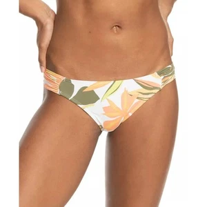 ROXY Juniors Side Tab PT Beach Classics Hipster Bikini Bottom Size XS Floral New - Picture 1 of 6