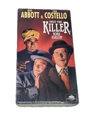 Abbott and Costello Meet the Killer Boris Karloff  VHS SEALED - BRAND NEW Foto 1 de 2