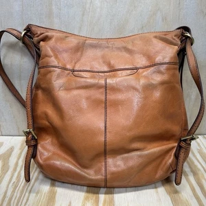 Cartera de cuero marrón con correa múltiple marca Hobo - Imagen 1 de 15