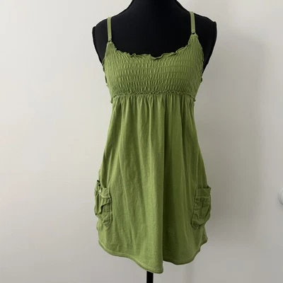 Top Vintage Abercrombie Cami Talla S Babydoll Coqueta Bella Swan Y2K Bolsillos  Foto 1 de 4