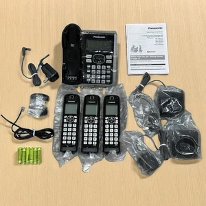 Panasonic 3-Handset Cordless Phone Set Link2Cell DECT 6.0 KX-TGF573 S (No Box) - Picture 1 of 11