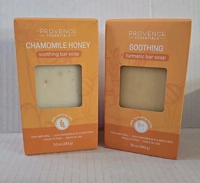 Provence Essentials Soothing & Chamomile Natural 2 Bar Soap Set 10oz  Each  - Image 1 of 4