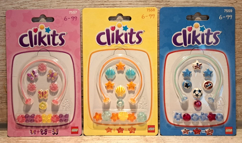 ⭐LEGO® - Clikits/Armband Schmuck-Schmetterlinge/Blumen/Muscheln/Sterne/Fußball⭐ - Bild 1 von 1
