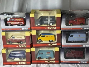 Corgi Trackside Commercial Vehicles Joblot X9 Diecast Models 1:76 Mint - Picture 1 of 7