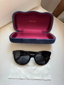Gafas de sol redondas monocolor Gucci años 80 para mujer, 54 mm - Imagen 1 de 4