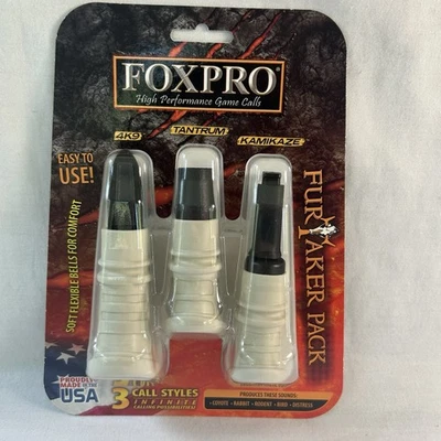 FoxPro Furtaker Combo Pack 3-Piece Set Predator Calls  472. H51 - Image 1 of 2