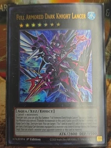 Yugioh Full Armored Dark Knight Lancer AGOV-DE041 Ultra Rare 1st Ed NM - Bild 1 von 1