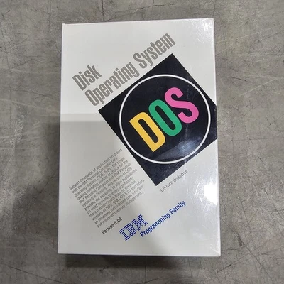 IBM DOS (VERSIÓN 5.0) Precintado En CAJA 1991 Foto 1 de 4