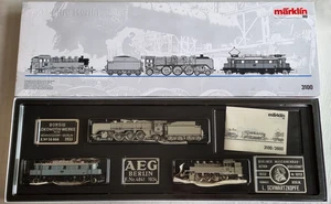 H0 Märklin 3100 Zugpackung "750 Jahre Berlin" Dampfloks BR 03 + 86 E-Lok E04 OVP - Bild 1 von 10