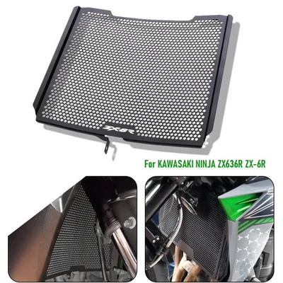 Radiator Oil Cooler Guard For KAWASAKI NINJA ZX636R ZX-6R Grille Cover Protector - Image 1 of 4