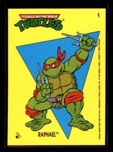 Raphael 1989 Topps Teenage Mutant Turtles TMNT Sticker 1 C1 - Bild 1 von 2