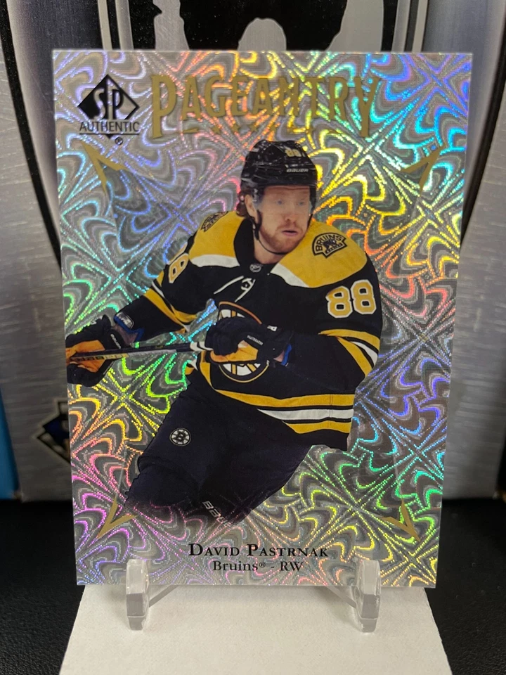 2021-22 SP Authentic Pageantry #P14 David Pastrnak - Image 1 of 1