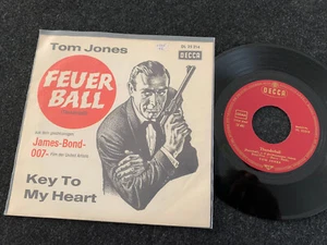1449 / Tom Jones - Feuerball ( James Bond ) - Key To My Heart / NM - Imagen 1 de 2