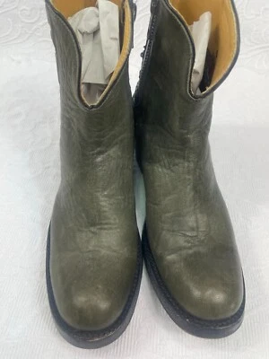 OLD GRINGO - Botas de tornozelo femininas verdes cravejadas - Tamanho 6B - Imagem 1 de 4