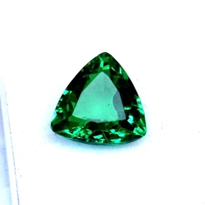 AAA+ Granate Tsavorita 10 Ct Trillón Corte Granate Verde Piedra Preciosa - Imagen 1 de 8