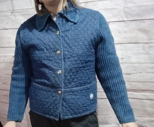 Blue Willis Blue Denim Quilted Jacket Women’s Size Med. - Picture 1 of 6