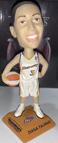 2004 Diana Taurasi Phoenix Mercury SGA Bobblehead WNBA White Jersey UCONN Cover
