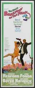 BAREFOOT IN THE PARK Movie POSTER 14x36 Insert Robert Redford Jane Fonda Charles - Picture 1 of 1
