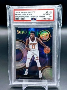 2017 Panini Select Phenomenon Frank Ntilikina RC Silver Prizm PSA 10 - Picture 1 of 2