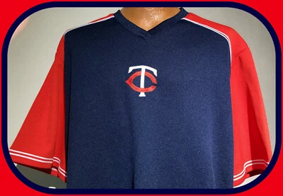 2010 Minnesota Twins MLB Vneck Pullover Stitched Jersey Shirt Adult 2XLarge - Image 1 of 4