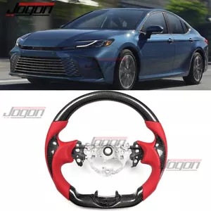 Customized Carbon Fiber Leather Steering Wheel For Toyota Camry XV80 XSE 2025+ - Foto 1 di 13