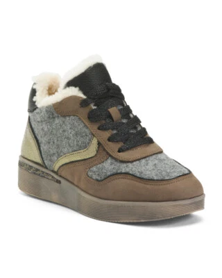 Acogedoras zapatillas deportivas Haddie Jogger de cuero/lana de oveja GENTLE SOULS talla 8; 9-1/2 EE. UU. Foto 1 de 4