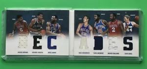 2012-13 Panini Preferred Decades Booklet /49 Erving Gervin Malone Lanier HOF - Picture 1 of 6