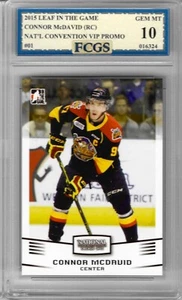 2015 Leaf National Convention Connor McDavid RC #01 Promo Graded FCGS 10 GEM MT - Picture 1 of 2