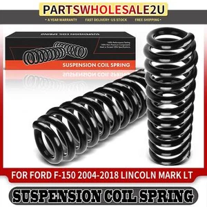2x Front Coil Springs for Ford F-150 04-18 Lincoln Mark LT 06-08 Standard Duty - Picture 1 of 8