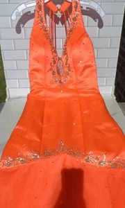 Mori Lee Mermaid Beaded Embellished Prom/Wedding/Evening dress/ Gown Size 7/8 - Picture 1 of 24
