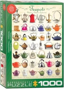 Rompecabezas Eurographics; teteras; 1000 piezas - Imagen 1 de 2