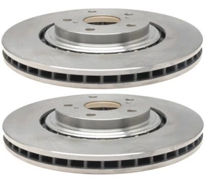 2 Disc Brake Rotors FRONT for NX200T NX300 NX300H RX350 RX450H SIENNA HIGHLANDER - Picture 1 of 4
