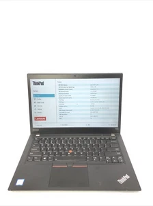 Lenovo ThinkPad T490s, Intel Core i7-8565U @1.80Ghz, 8GB RAM, NO SSD/OS, Tested - Picture 1 of 7