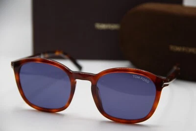 NUEVO TOM FORD JAYSON TF1020 53V MARRÓN TORT AUTÉNTICO DISEÑADOR GAFAS DE SOL 52-21 Foto 1 de 4